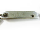 El Patio Motel Erie PA Advertising Keychain Pocket Knife Train Locomotive Charm
