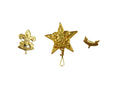 Vintage Grouping of 3 Boy Scouts of America Pins Gold Gilded As Pictured — Gold — front view