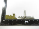 El Patio Motel Erie PA Advertising Keychain Pocket Knife Train Locomotive Charm