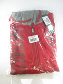 Tampa Bay Buccaneers NFL Full Zip Hoodie Jacket Red Gray Fleece Large