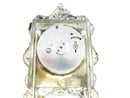 Gorham Sterling Silver Repoussé Desk Alarm Clock Cyma AMIC Swiss Mechanical Vintage