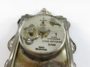 Gorham Sterling Silver Repoussé Desk Alarm Clock Cyma AMIC Swiss Mechanical Vintage