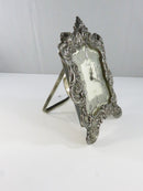 Gorham Sterling Silver Repoussé Desk Alarm Clock Cyma AMIC Swiss Mechanical Vintage