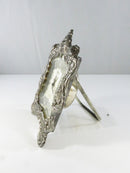 Gorham Sterling Silver Repoussé Desk Alarm Clock Cyma AMIC Swiss Mechanical Vintage
