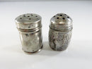 Sterling Silver Salt and Pepper Shakers Vintage Mixed Lot Keene S.C.S.Co. 1¼" Small