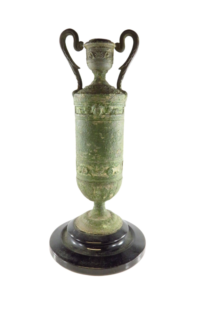 Antique Greco Roman or Greek Bronze or Brass Urn Decor