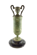 Antique Greco Roman or Greek Bronze or Brass Urn Decor — front view