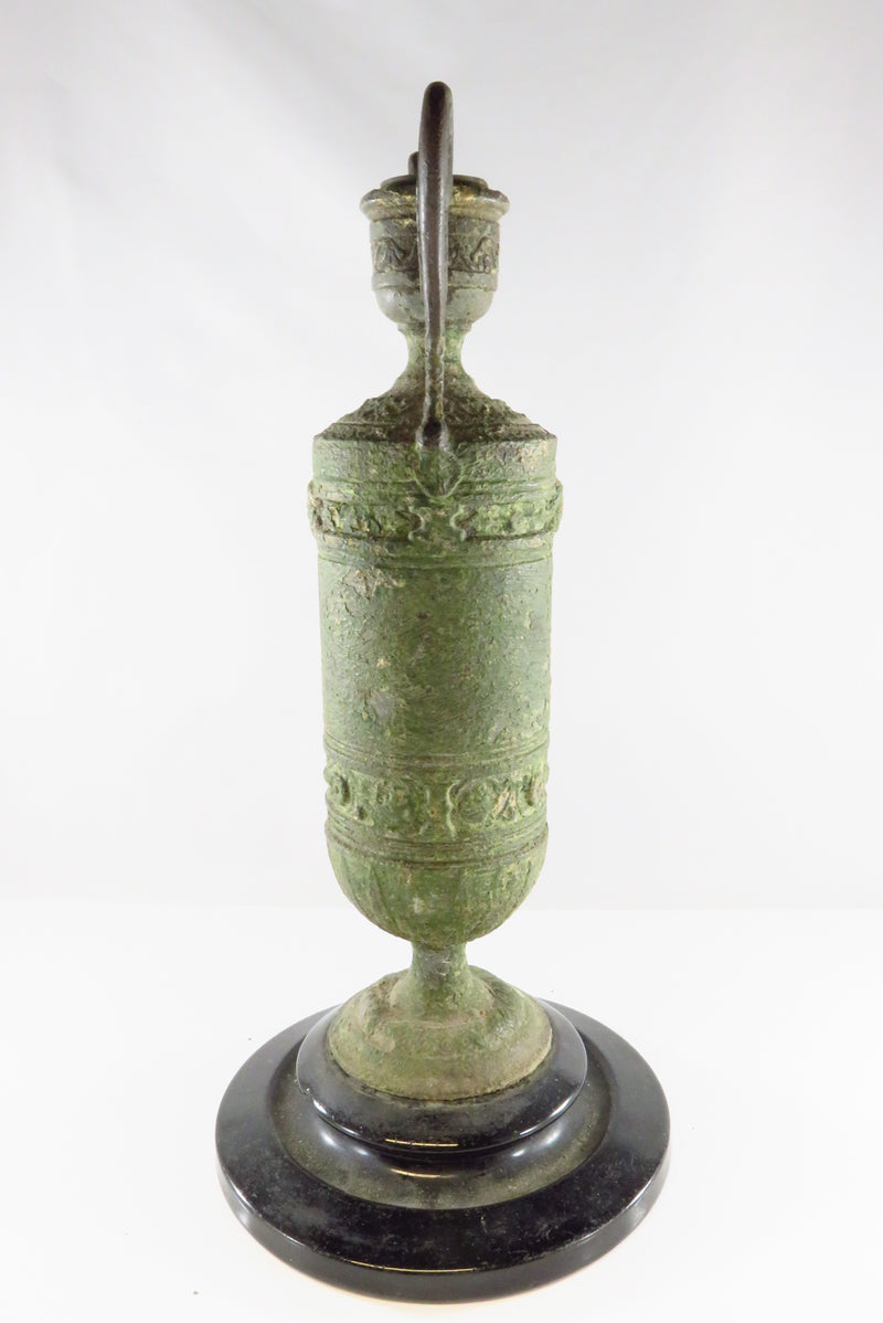 Antique Greco Roman or Greek Bronze or Brass Urn Decor