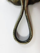 Cheltenham & Co England Silver Plate Tea Strainer Double Handle Pierced Bowl 0359 Vintage Kitchen Tool
