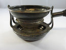 Antique National Silver Co Swivel Tea Coffee Strainer Patent 1910 Barstow Silver Plate Wood Handle