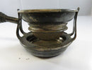 Antique National Silver Co Swivel Tea Coffee Strainer Patent 1910 Barstow Silver Plate Wood Handle