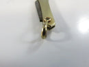 Antique Pocket Watch Fob Folding Paring Fruit Knife Edwardian Gold Tone Bale Marked J & C N Co Quality