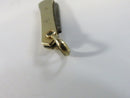 Antique Pocket Watch Fob Folding Paring Fruit Knife Edwardian Gold Tone Bale Marked J & C N Co Quality
