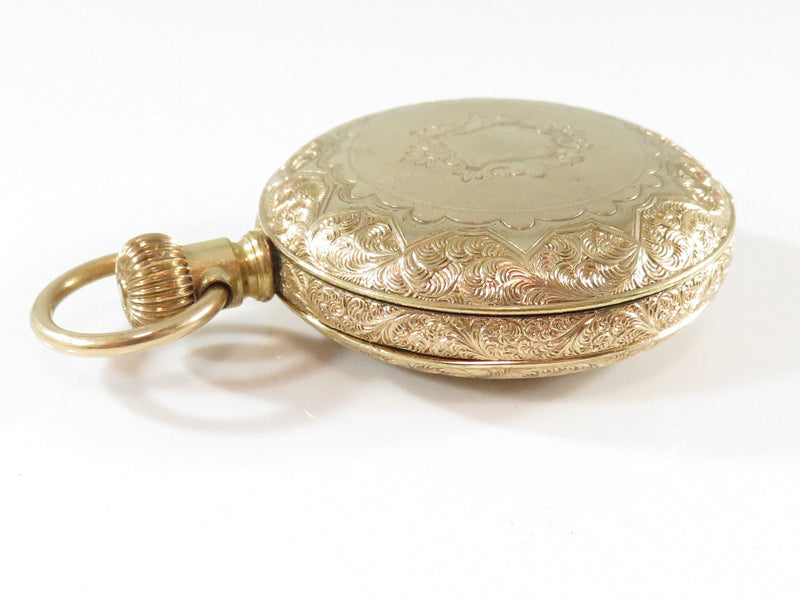 New York Standard Watch Co Grade 61 Model 9 Open Faced Pocket Watch For Repair