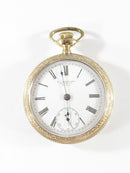 New York Standard Watch Co Grade 61 Model 9 Open Faced Pocket Watch For Repair