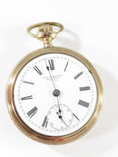 New York Standard Watch Co Grade 61 Model 9 Open Faced Pocket Watch For Repair