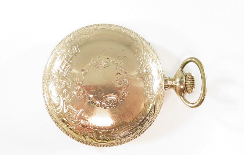 New York Standard Watch Co Grade 61 Model 9 Open Faced Pocket Watch For Repair