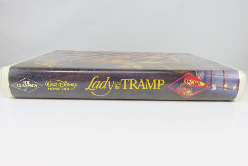 Walt Disney's Lady and the Tramp Black Diamond VHS Tape 582