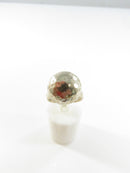 Sterling Silver Hammered Ball Ring John Hardy JAi Thailand Designer 925 Statement Ring Size 6 3/4