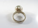Sterling Silver Hammered Ball Ring John Hardy JAi Thailand Designer 925 Statement Ring Size 6 3/4