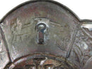 Six Flags Over Georgia Vintage Souvenir Metal Wall Plaque Plate Midway Antique Car Music Hall