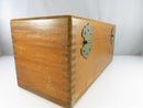 U.S. Navy Bureau Ships Observer Compass Kelvin White C.G. Conn 1943 Nautical Instrument Wood Case