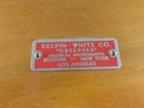 U.S. Navy Bureau Ships Observer Compass Kelvin White C.G. Conn 1943 Nautical Instrument Wood Case