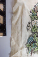 Large Finished Needlepoint Canvas with Flower Decor and Butterfly C2003 product image for Just Stuff I Sell, clear front view, neutral background, original listing photo, optimized descriptive alt text, centered composition variant 7