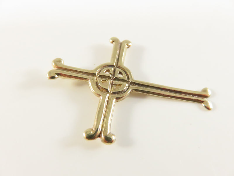 Vintage Sterling Silver Celtic Cross Pendant - H&H Silversmithing