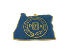 Vintage Dog Show Award Medal - Oregon State - Dog Fanciers Association of Oregon — Gold, Enamel — front view