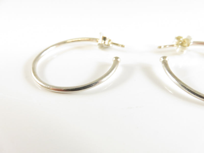 Authentic Pandora Silver Open Hoop Earrings | Medium Size | S925 ALE