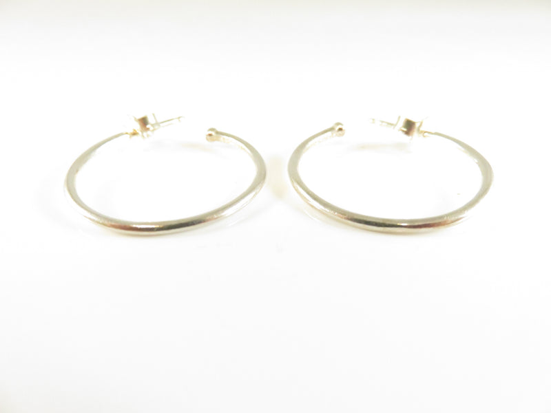 Authentic Pandora Silver Open Hoop Earrings | Medium Size | S925 ALE