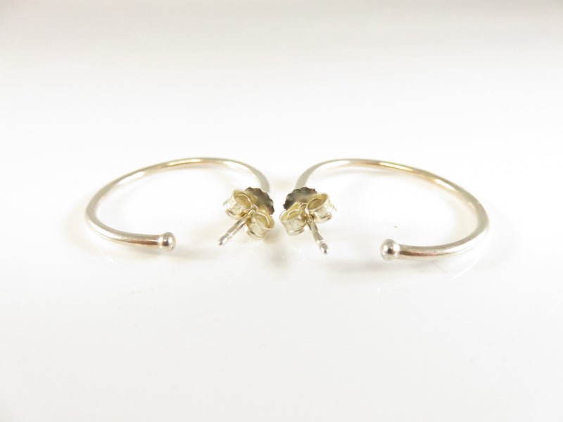 Authentic Pandora Silver Open Hoop Earrings | Medium Size | S925 ALE