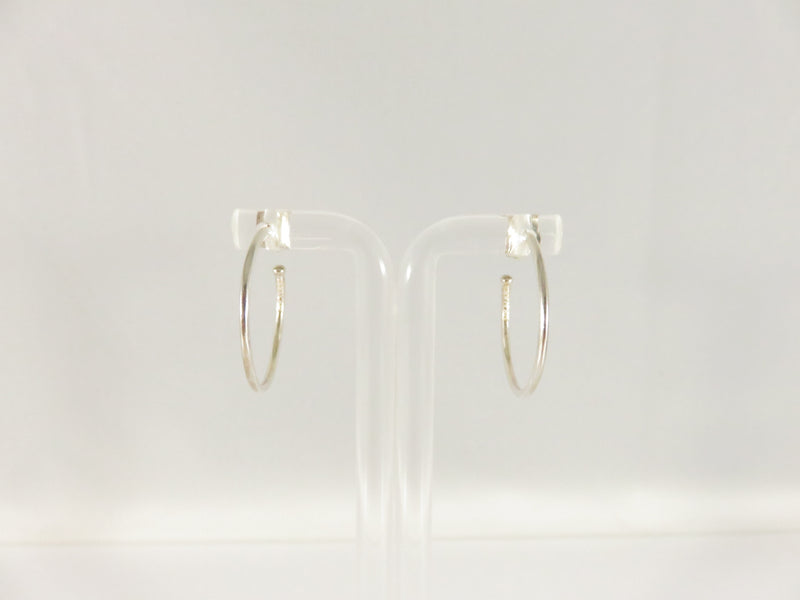 Authentic Pandora Silver Open Hoop Earrings | Medium Size | S925 ALE