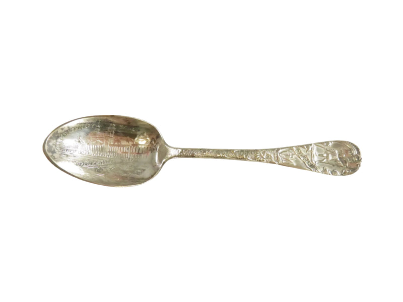 Vintage Columbian Exposition Souvenir Spoon | Machinery Hall | 1893 World's Fair