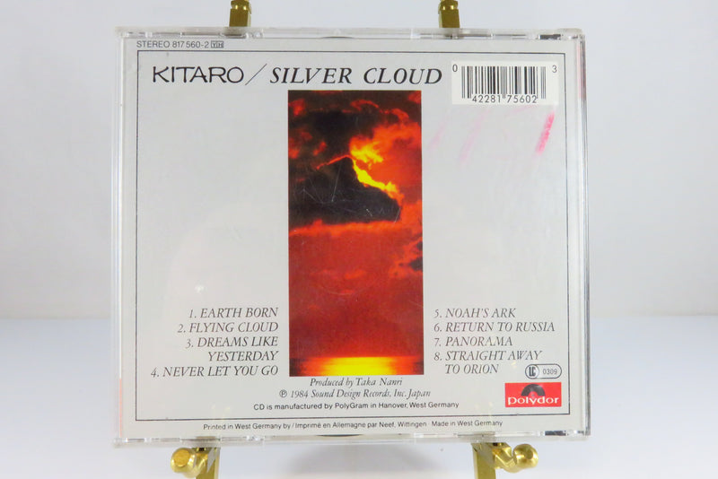 Kitaro Silver Cloud Polydor W. Germany 817 560-2 Music CD
