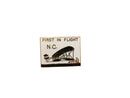 Vintage First in Flight NC Pin | Kitty Hawk Plane | Wright Brothers — Gold, Enamel — front view