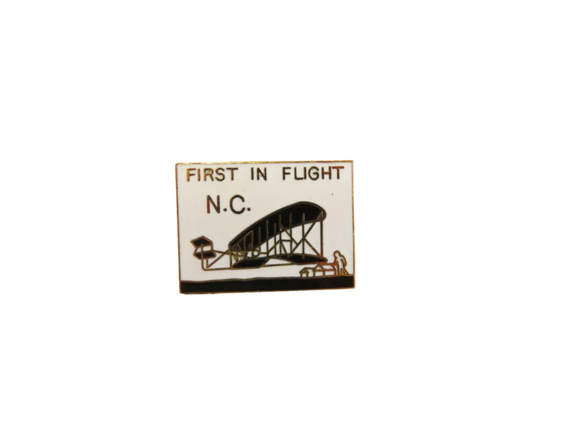 Vintage First in Flight NC Pin | Kitty Hawk Plane | Wright Brothers