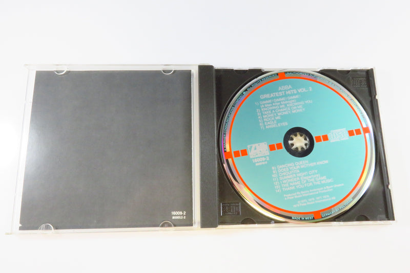 ABBA Greatest Hits Vol. 2 Atlantic 1979 W. Germany 16009-2 Music CD