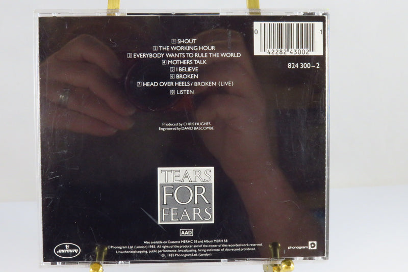 Tears for Fears Songs from the Big Chair Mercury 1985 W. Germany 824 300-2 Music
