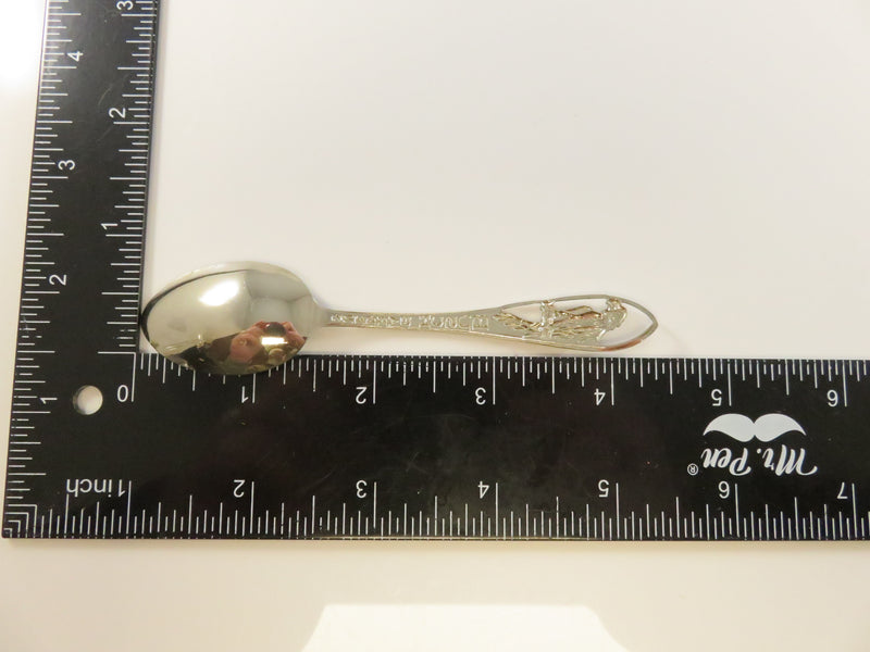 Vintage Busch Gardens Parrot Souvenir Spoon | Pressed Metal