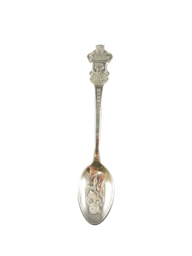Vintage Rolex Demitasse Spoon | Bucherer Lucerne | Silver Plate — Silver — front view