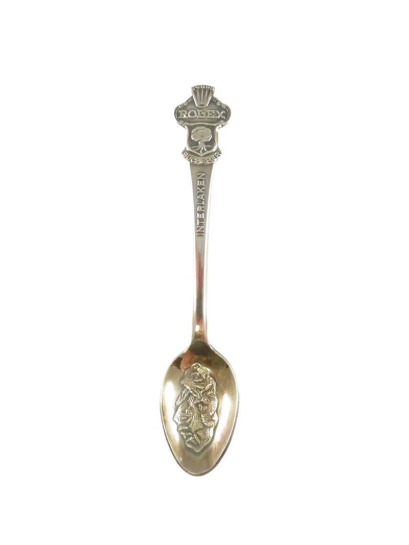 Vintage Rolex Demitasse Spoon | Bucherer Interlaken | Silver Plate