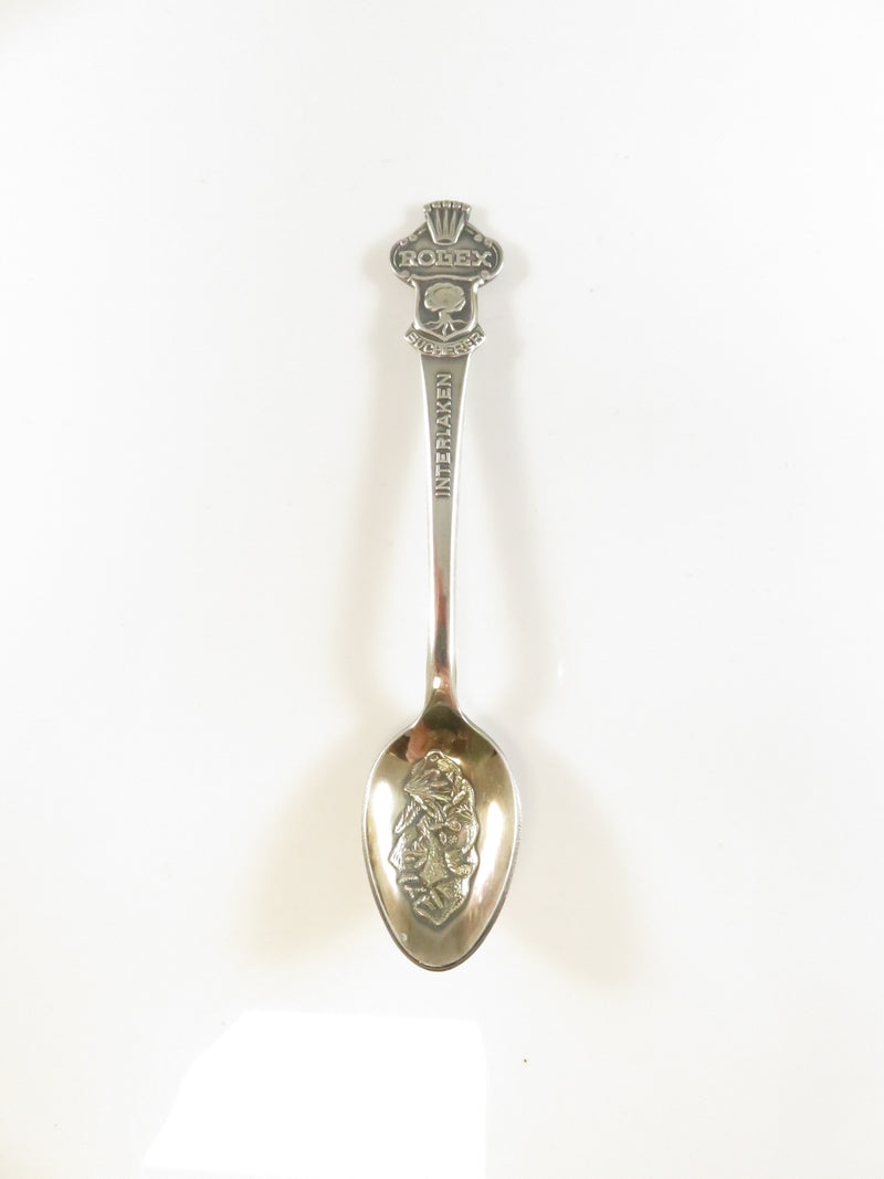 Vintage Rolex Demitasse Spoon | Bucherer Interlaken | Silver Plate