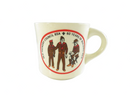 Vintage 1980s Boy Scouts of America BSA Camp Ceramic Coffee Mug Made in USA Old Hickory Council 60 Years Building Men