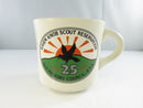 Front view of vintage Boy Scouts of America Camp coffee mug