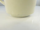 Vintage 1980s Boy Scouts of America Camp Coffee Mug Cream Ceramic Made in USA BSA Scout Raven Knob Reservation