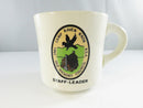 Front view of 1981 Camp Raven Knob BSA Staff-Leader Coffee Mug