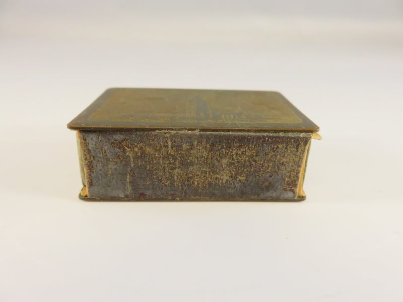 Antique Stockholm Stadshuset Match box Holder | Brass | Travel Souvenir