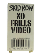 Skid Row No Frills Video VHS front view